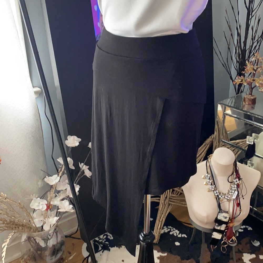 Layered mini skirt